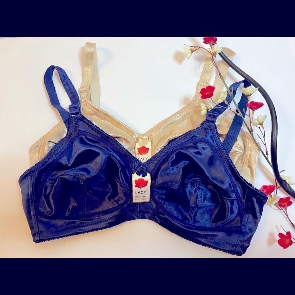 🌷Lacy assorted embroidery floral print Bra- 40C
